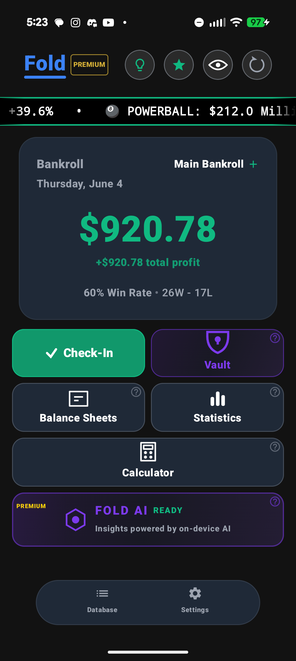 Fold App Screenshot