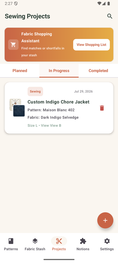 Sewing Projects